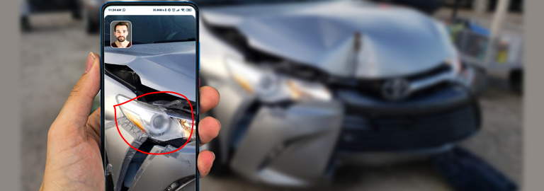 auto insurance claims process with live video chat