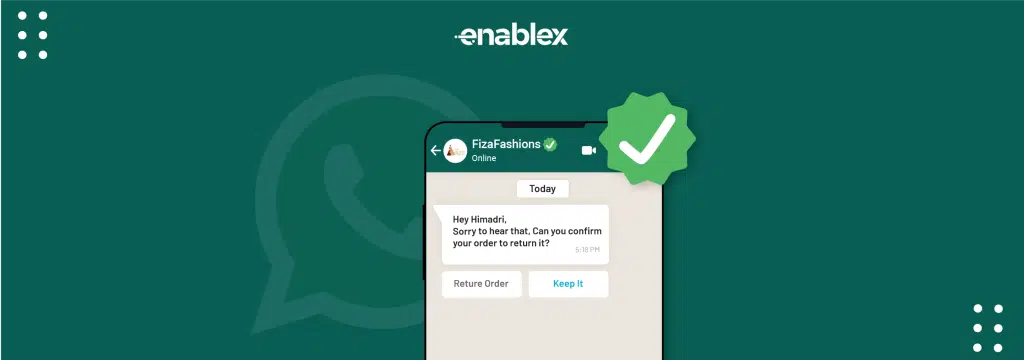 How to get Green Tick on WhatsApp Business?